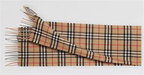 authentic burberry silk scarf